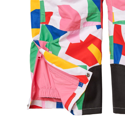 女童粉色滑雪套装