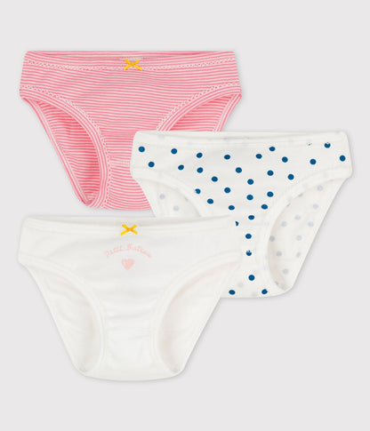 女童彩色棉内裤套装 (3件)