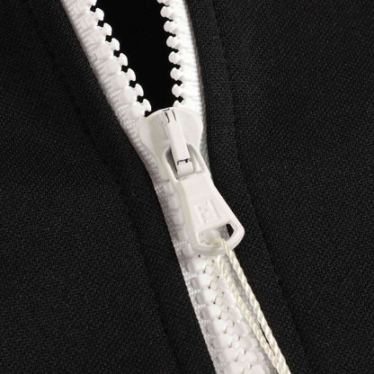 儿童黑色Logo拉链上衣