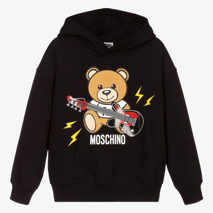 儿童黑色棉卫衣