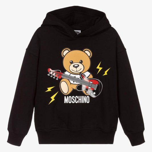 儿童黑色棉卫衣