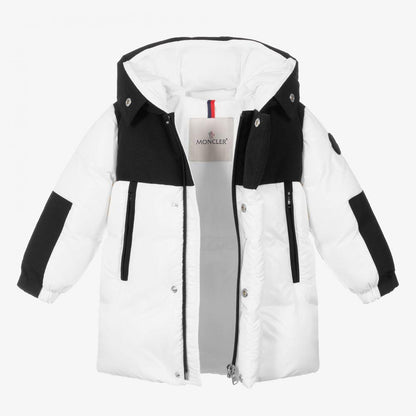 婴儿白色"TUNAY"羽绒服