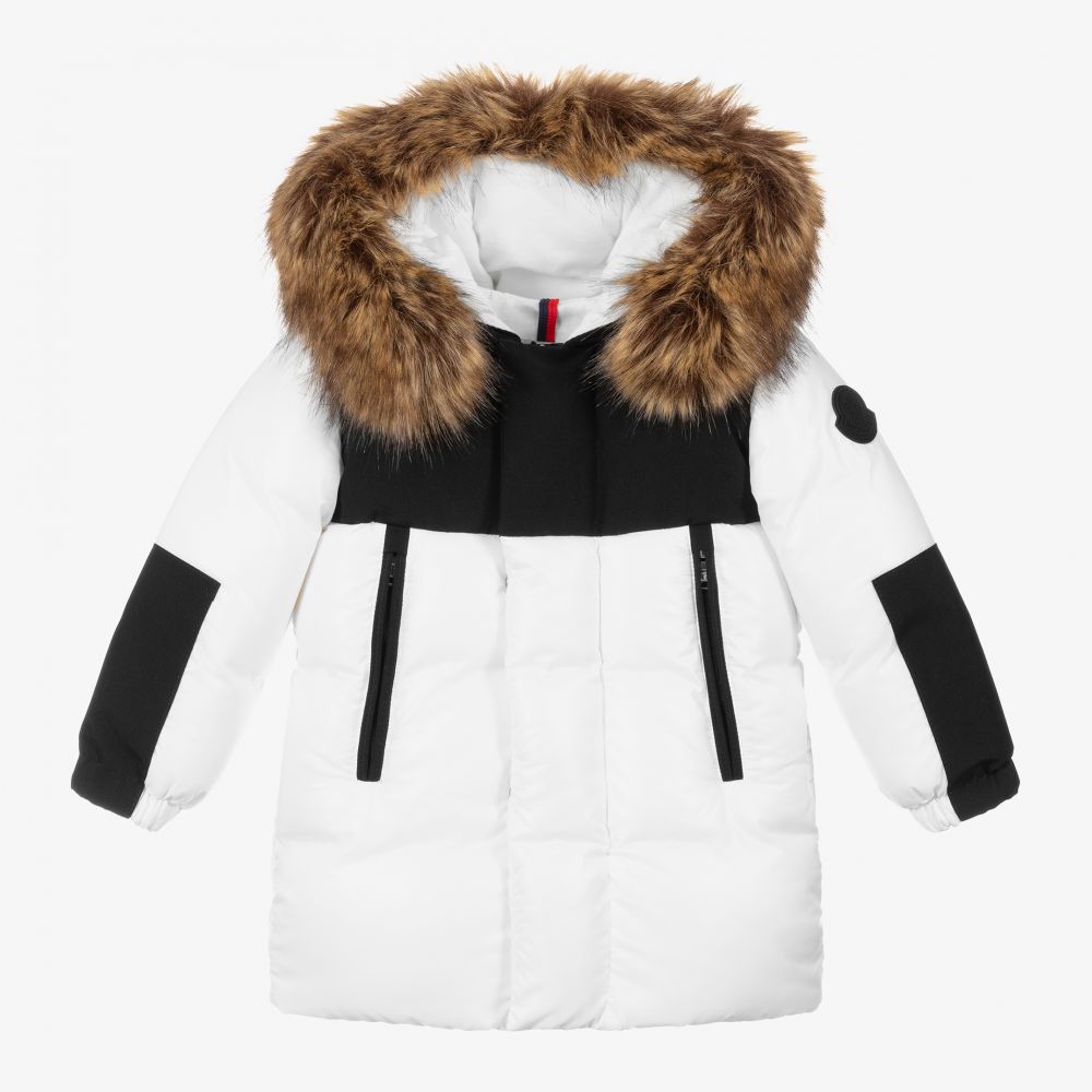 婴儿白色"TUNAY"羽绒服