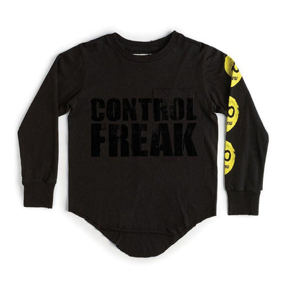 儿童黑色Logo棉T恤