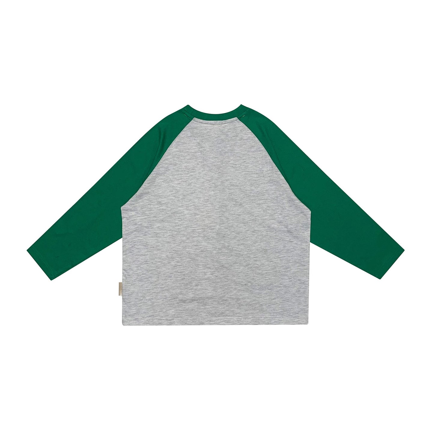 儿童绿色印花棉T恤