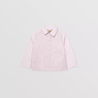 女童粉色Logo夹克