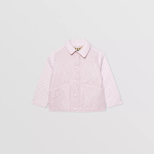 女童粉色Logo夹克