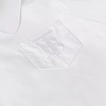 女童白色棉衬衫
