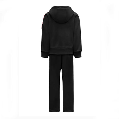 儿童黑色慢跑套装