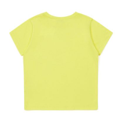 男童黄色Logo棉T恤