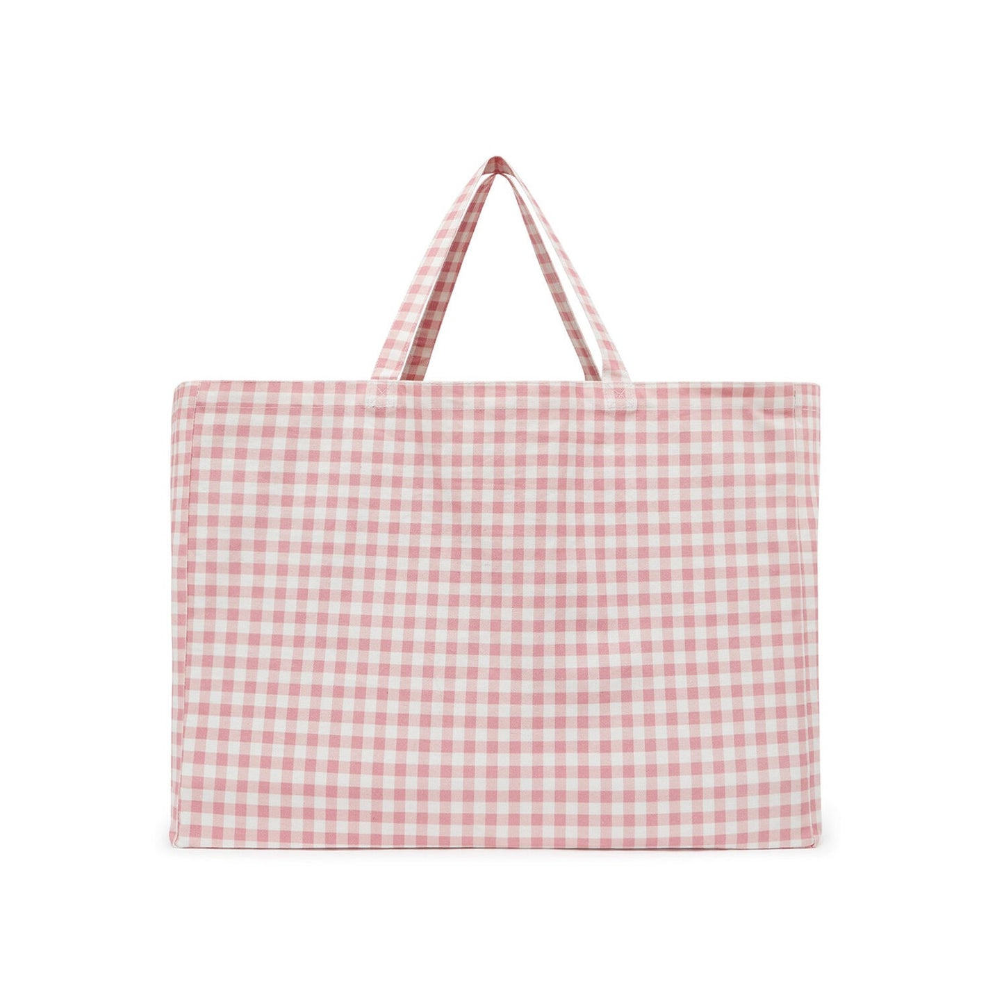 女童粉色格子手提包