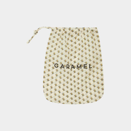 女婴米色棉连体衣套装