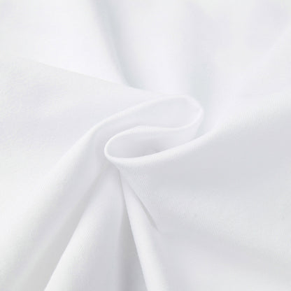 男婴白色Logo棉上衣