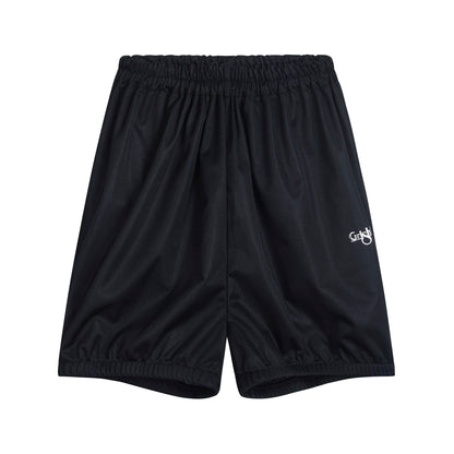 女童黑色热身短裤