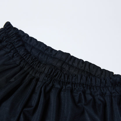 女童黑色热身短裤