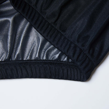 女童黑色热身短裤