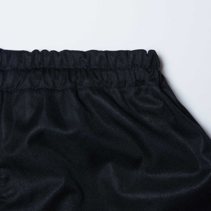 女童黑色热身短裤