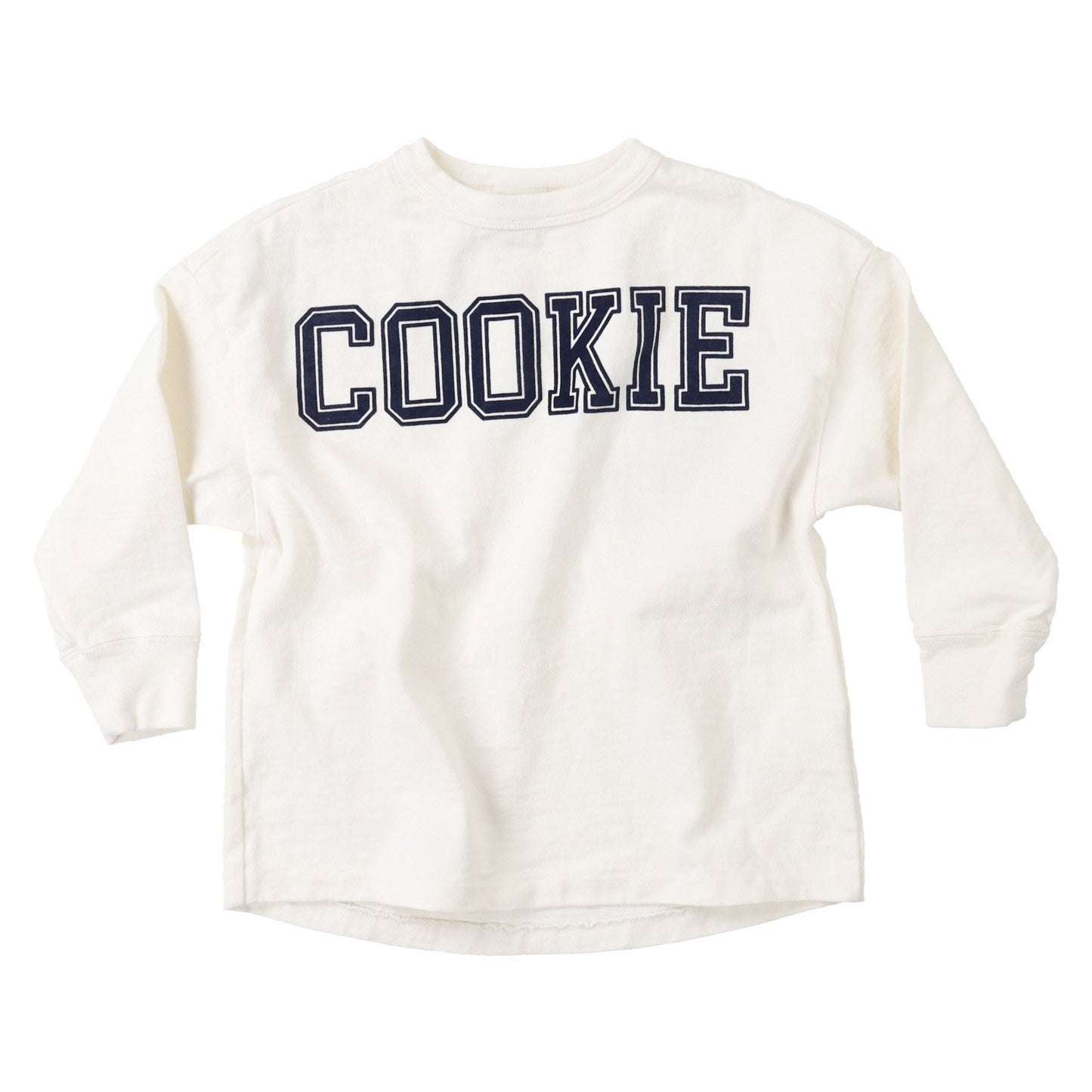 儿童白色印花棉T恤