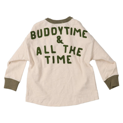 男童白色Logo棉T恤