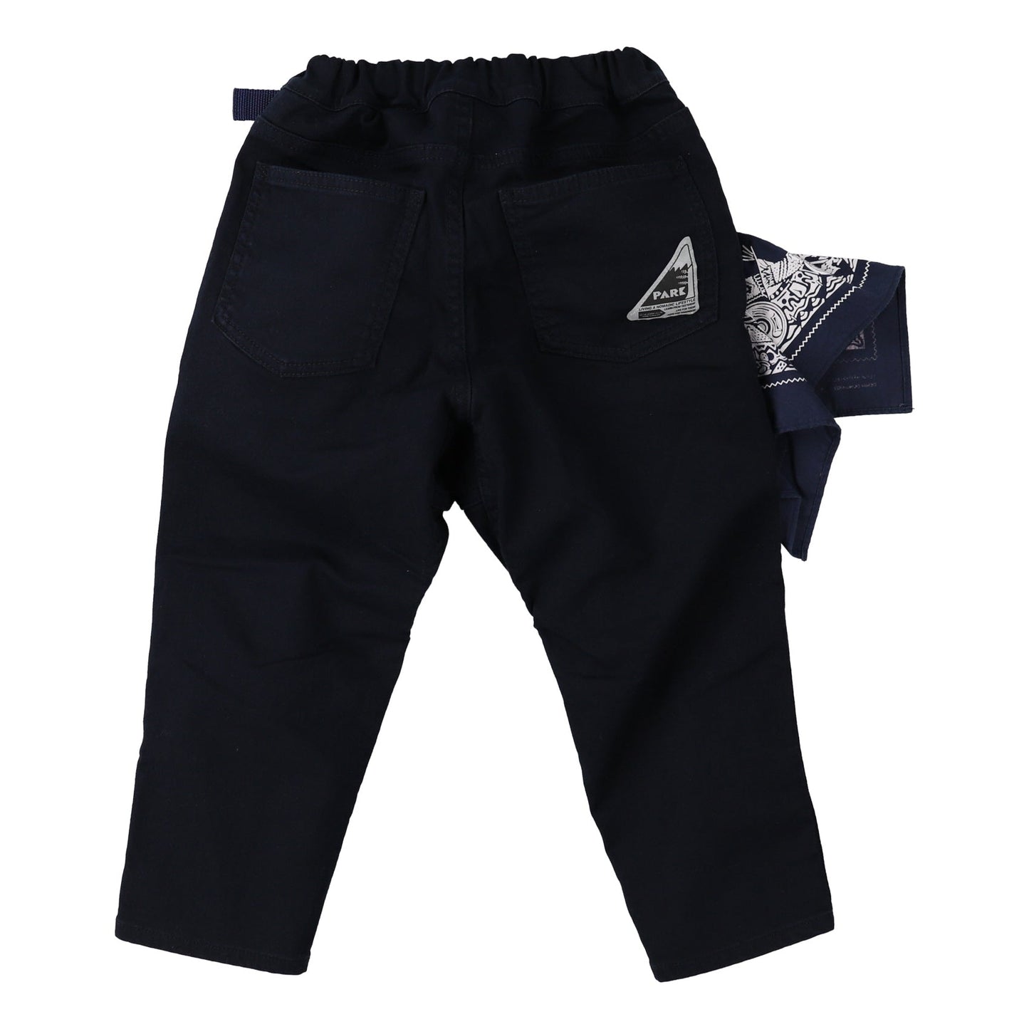 女童藏青色棉长裤