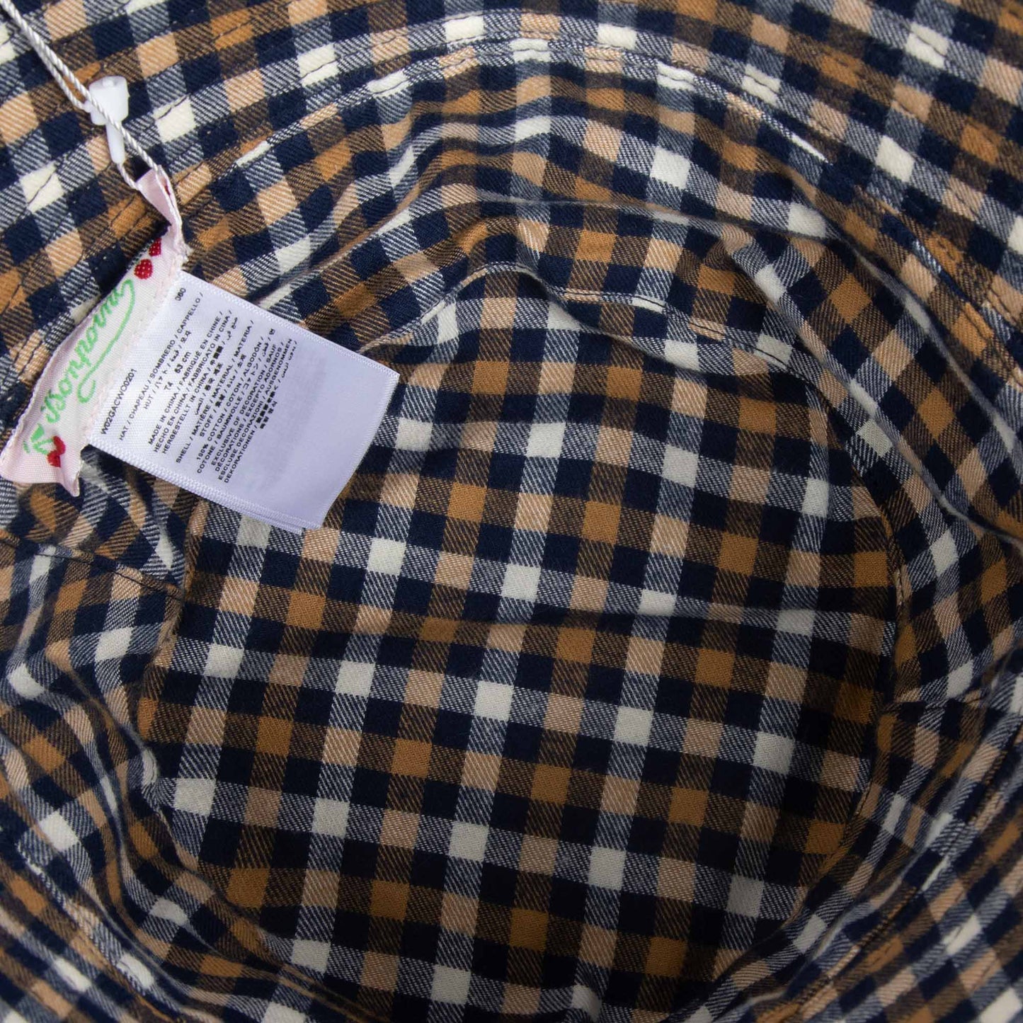 女童米色渔夫帽