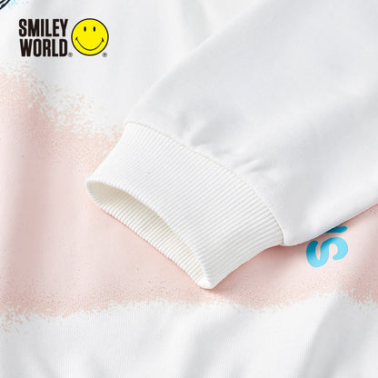 儿童白色连帽卫衣