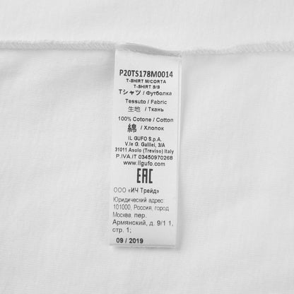 Girls White Cotton T-shirt