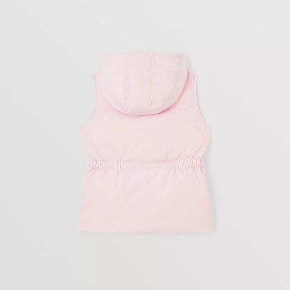 女童粉色棉马甲