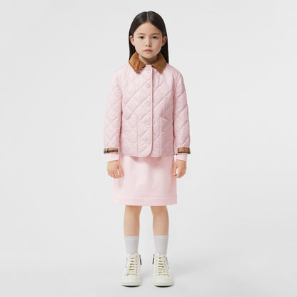 女童粉色棉服