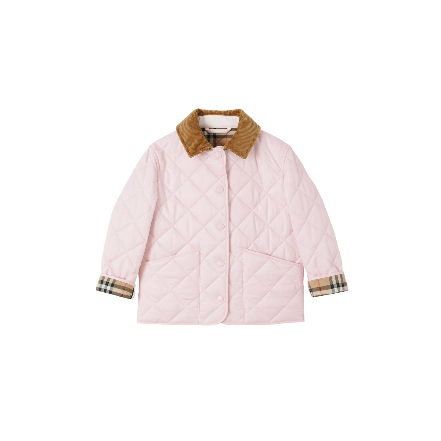 女童粉色棉服