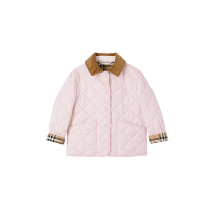 女童粉色棉服