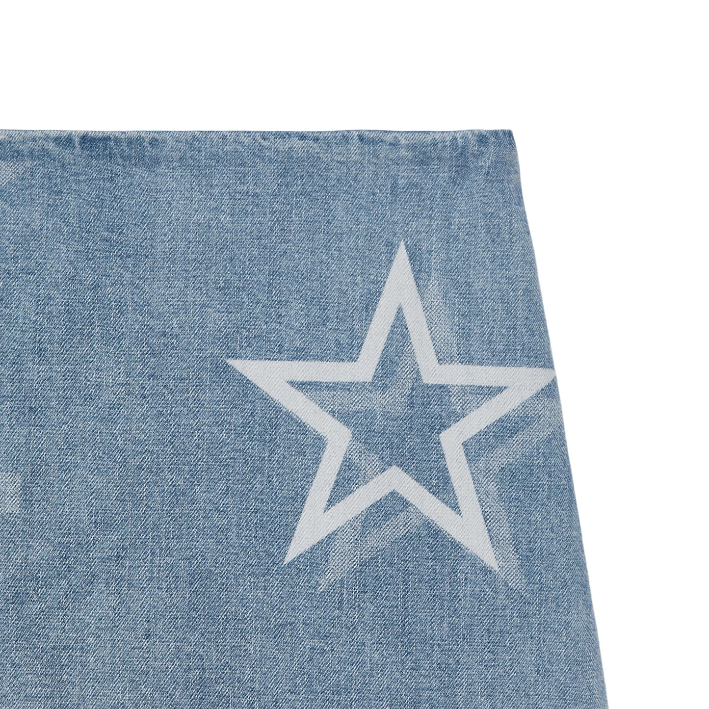 女童浅蓝色Logo牛仔短裙