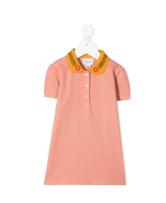 Girls Peach Sorbet Poloshirt