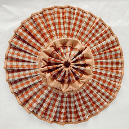 女童橙色'Capri'遮阳帽