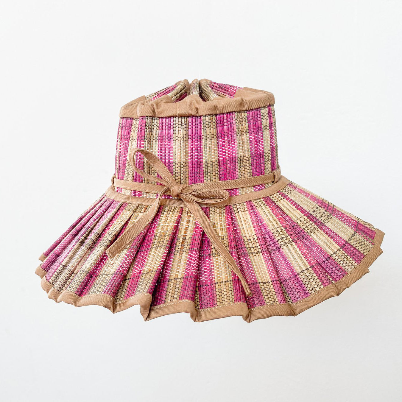 女童粉色'Capri'遮阳帽