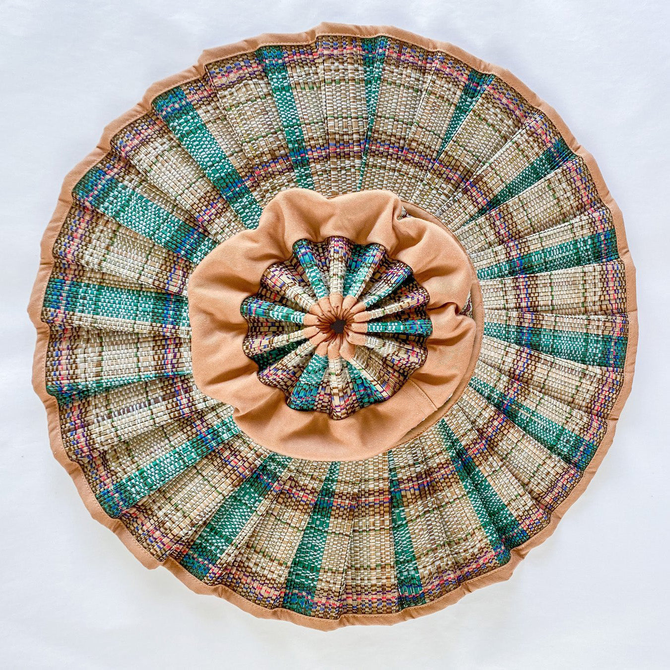 女童绿色'Capri'遮阳帽