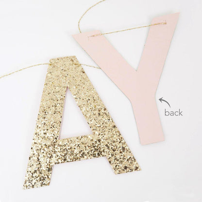 粉色生日快乐流苏花环（2.4米）