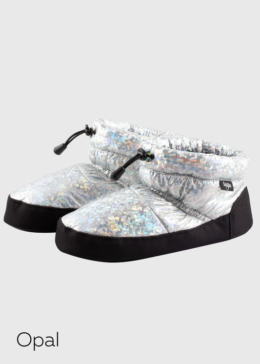 女童灰色芭蕾舞保暖鞋