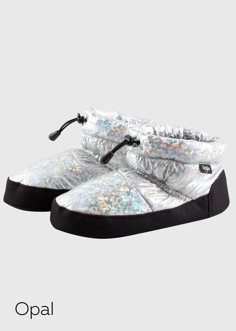 女童灰色芭蕾舞保暖鞋