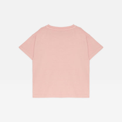 儿童粉色Logo棉T恤