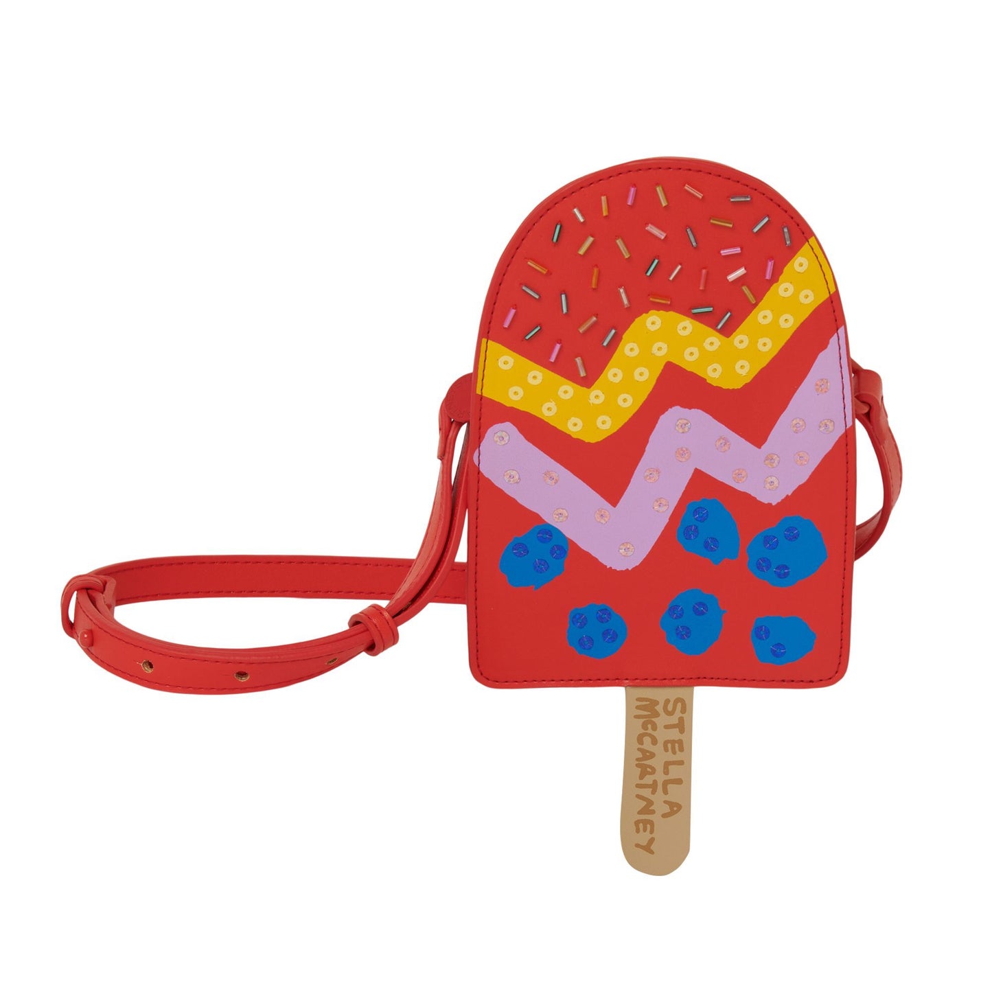 女童红色冰激凌包