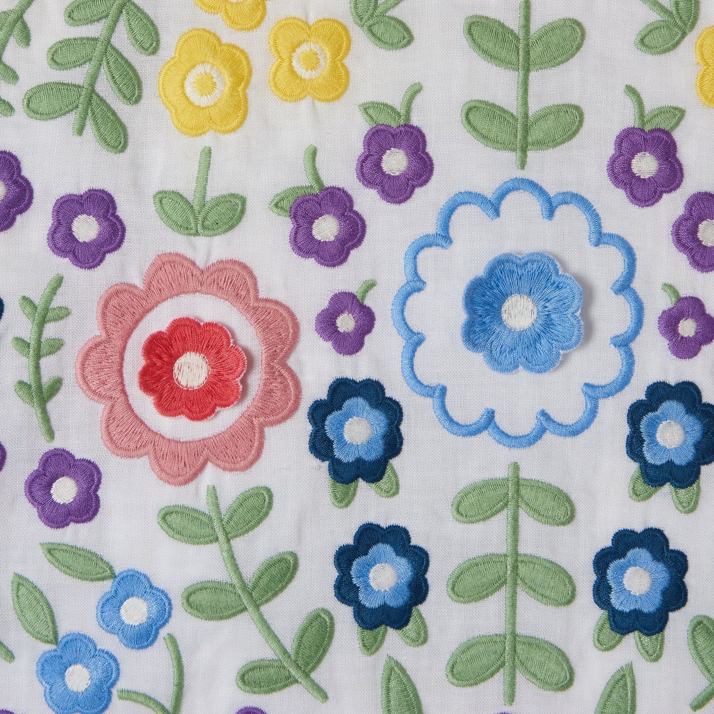 女童白色印花连衣裙