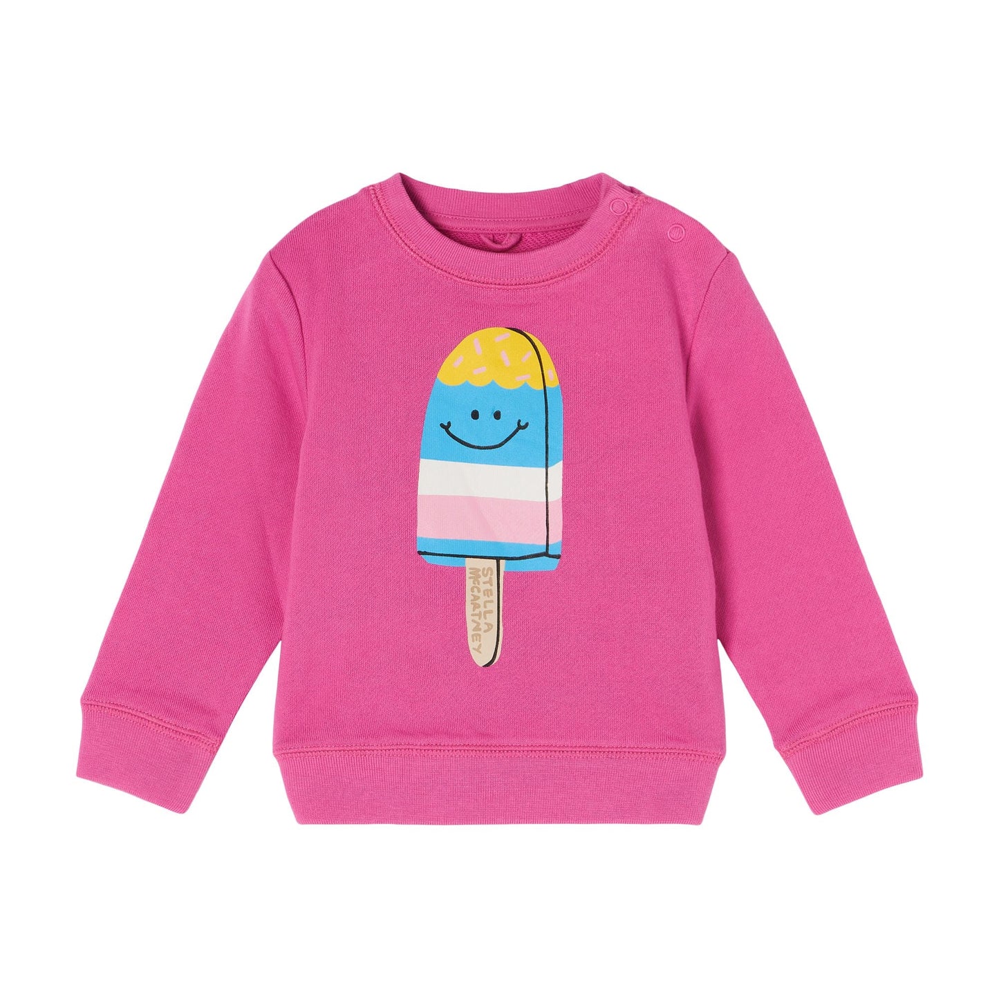 女婴粉色冰激凌卫衣