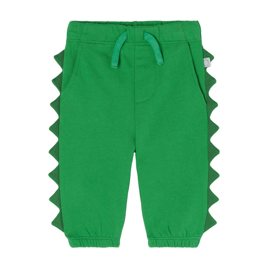 婴儿绿色棉长裤