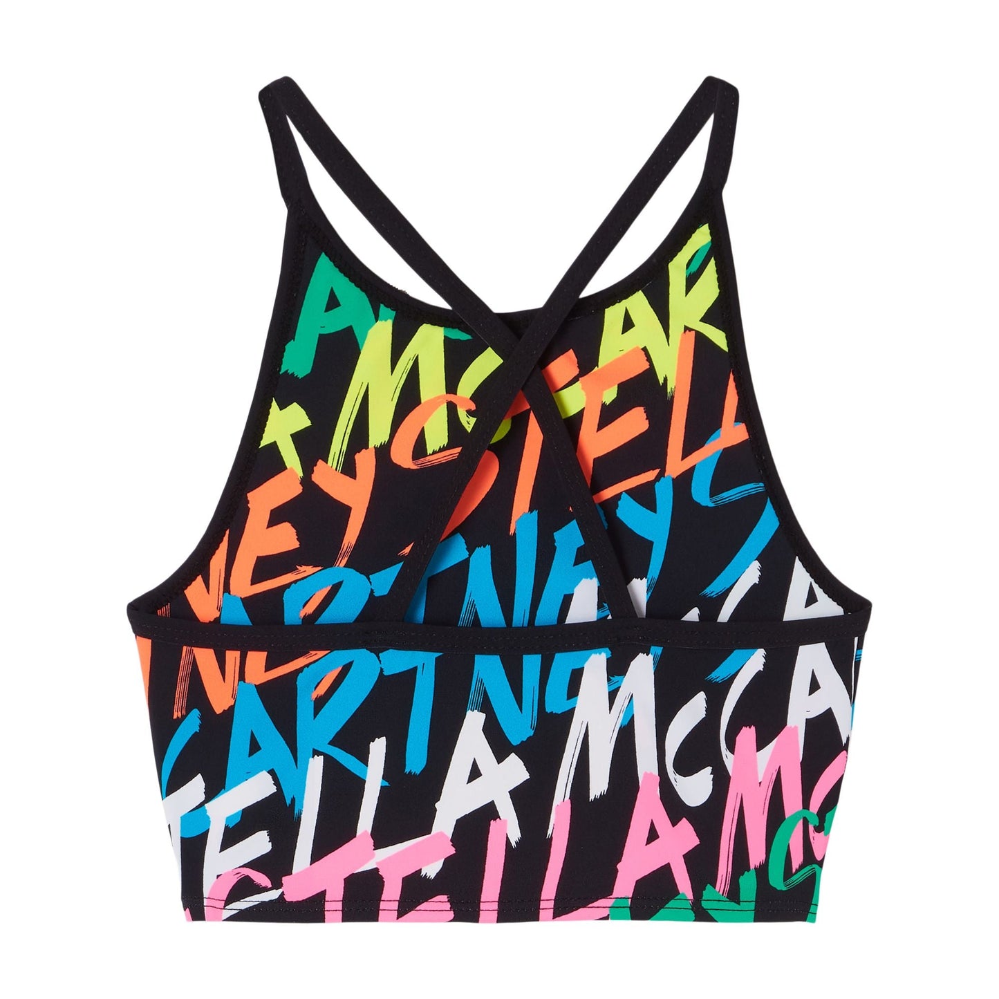 女童黑色Logo运动T恤