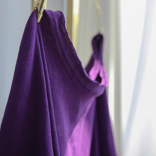 女童紫色芭蕾舞T恤