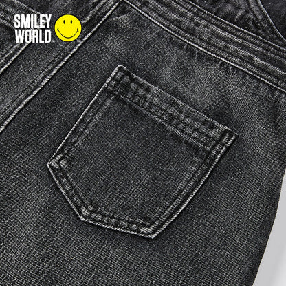 女童黑色背带裙