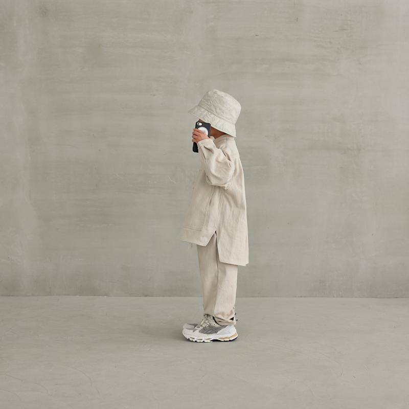 儿童白色棉衬衫