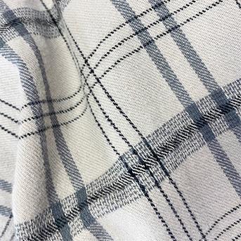 儿童白色格子棉衬衫