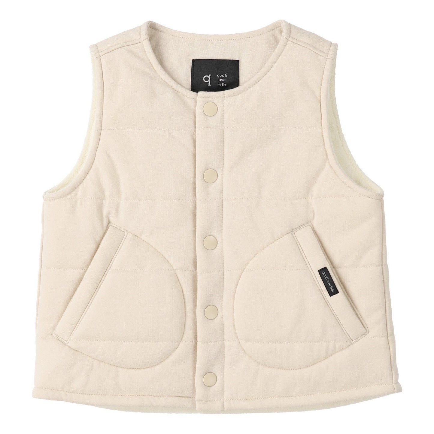 男童白色棉马甲